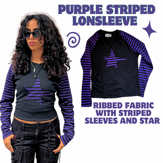 Purple Striped Longsleeve