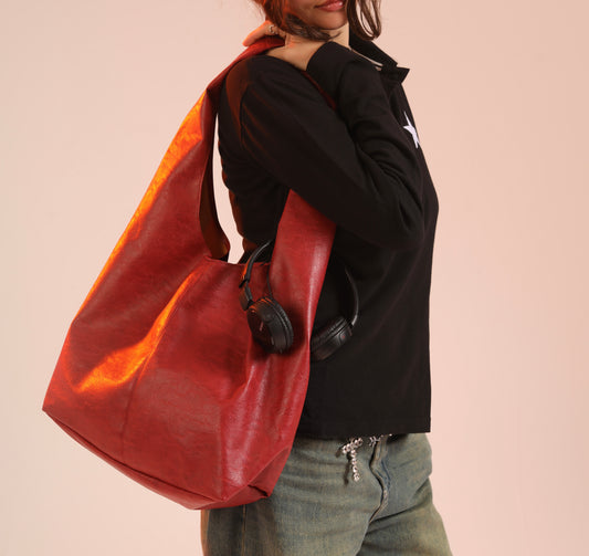 Red Leather Bag